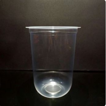 Gelas Plastik Oval PP 12oz (8gram) Isi 50pcs Gelas Oval 12 oz SA