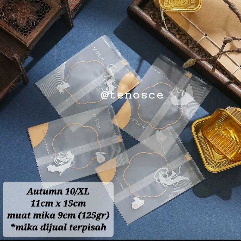 

50pcs Kantong 2024 Plastik Mooncake 50gr 100gr 125gr mika Kue Bulan Hampers Angkongpia Rabbit Mid Autumn 10 Fairy Festival