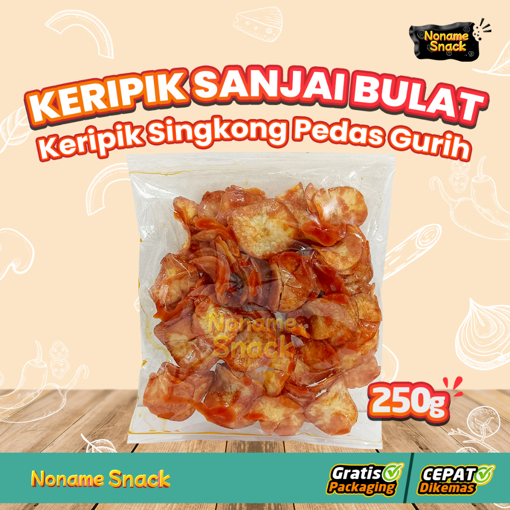 

Noname Snack - Keripik Sanjai Bulat Padang 250g