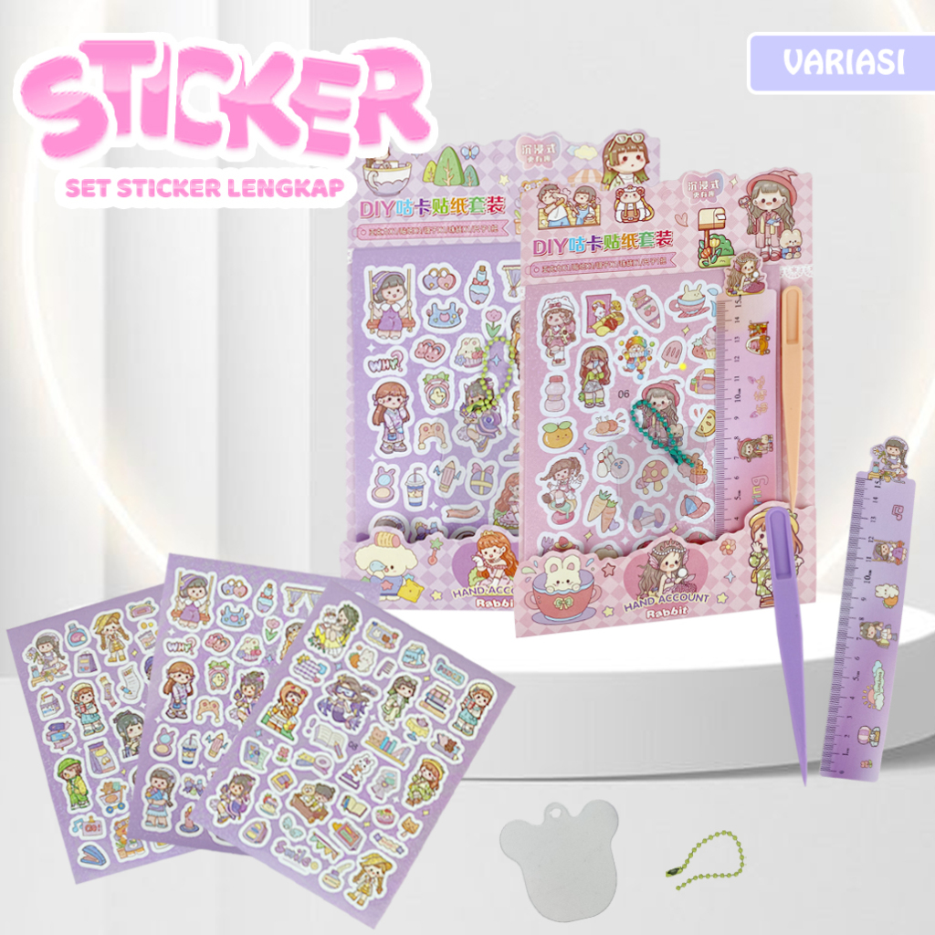 

Sticker MOMO Set Dekorasi Scrapbook 281