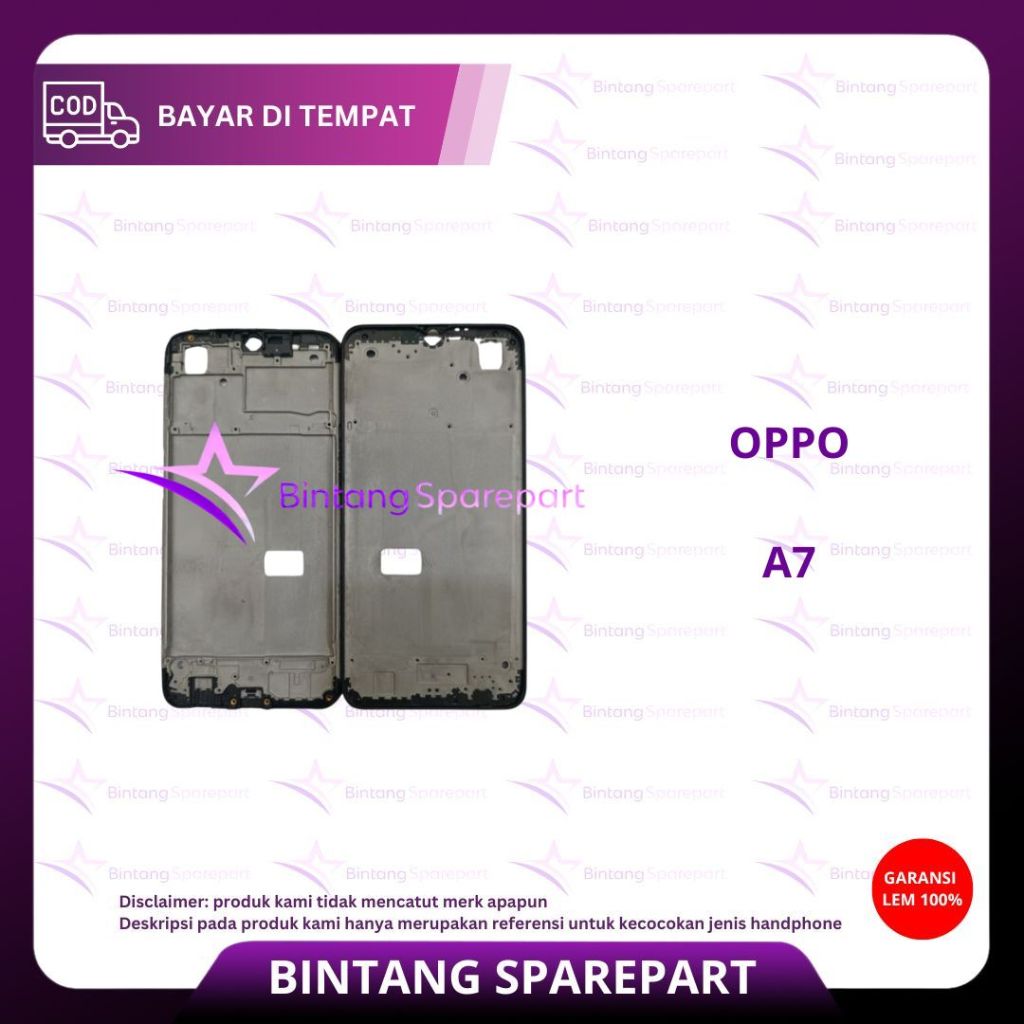 MIDDLE FRAME LCD OPPO A7 / MIDDLE FRAME LCD OPPO A7