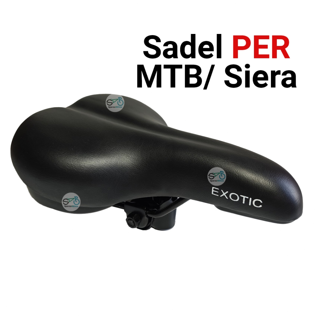 Sadel Per Sepeda 26 MTB Gunung Siera Hitam EXOTIC
