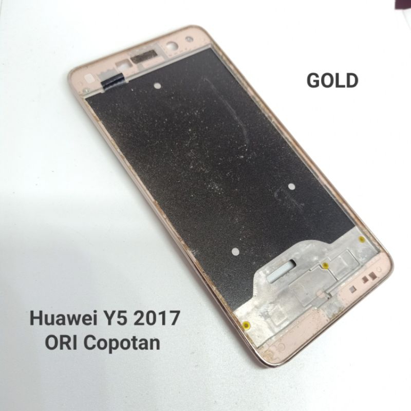 Frame tatakan lcd Huawei Y5 2017 MYA-L22 Original Copotan
