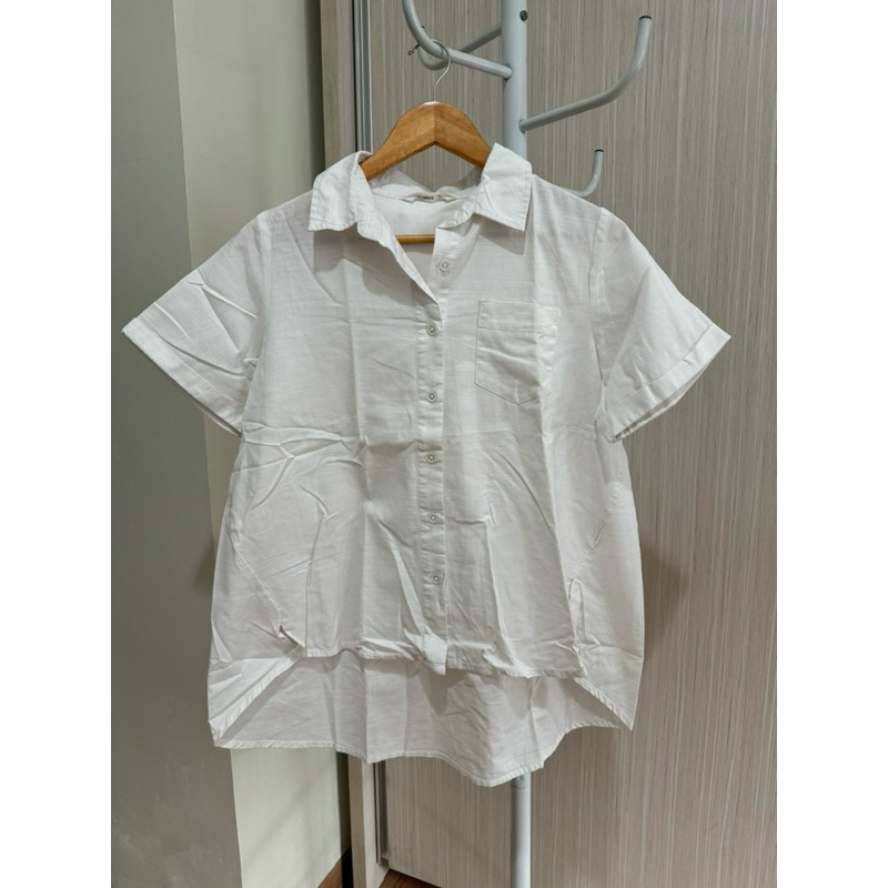 PRELOVED-ET CETERA LINEN SHIRT