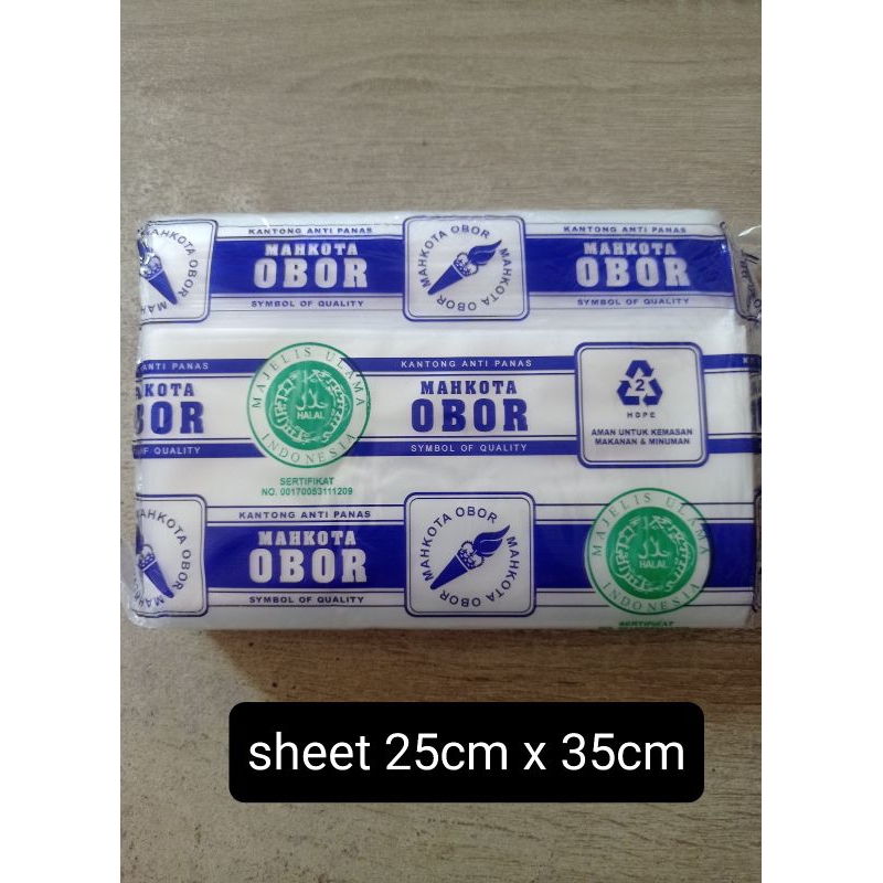 Plastik Obor Sheet 25x35