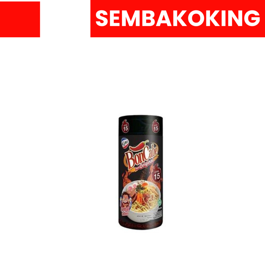 

BONCABE Sambal Cabe Tabur Bubuk Kobe Level 15
