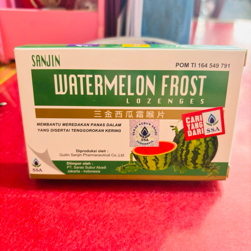 

Sanjin Watermelon Frost Lozenges sakit tenggorokan