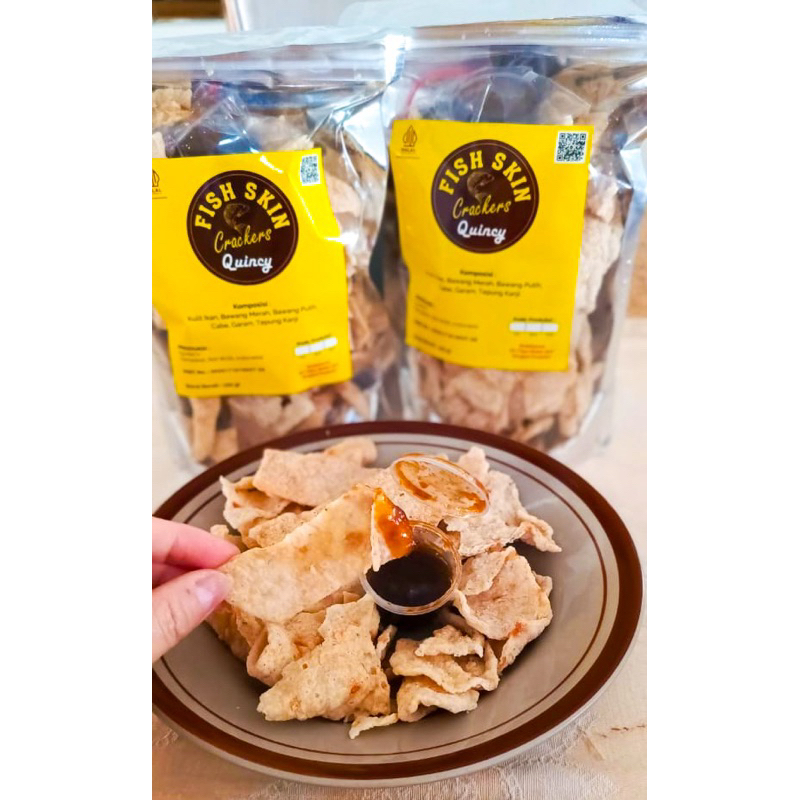 

FISH SKIN CRACKERS / KERIPIK KULIT IKAN QUINCY