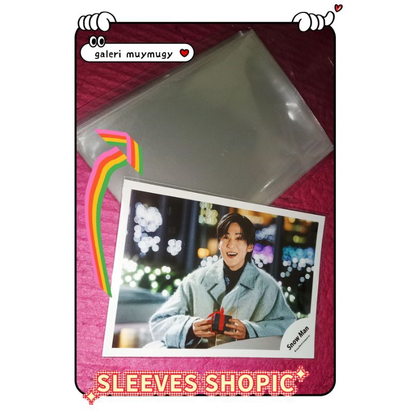 [READY STOCK] JSHOPPIC SLEEVES/ OPP TEBAL TANPA LEM UNTUK SHOPIC