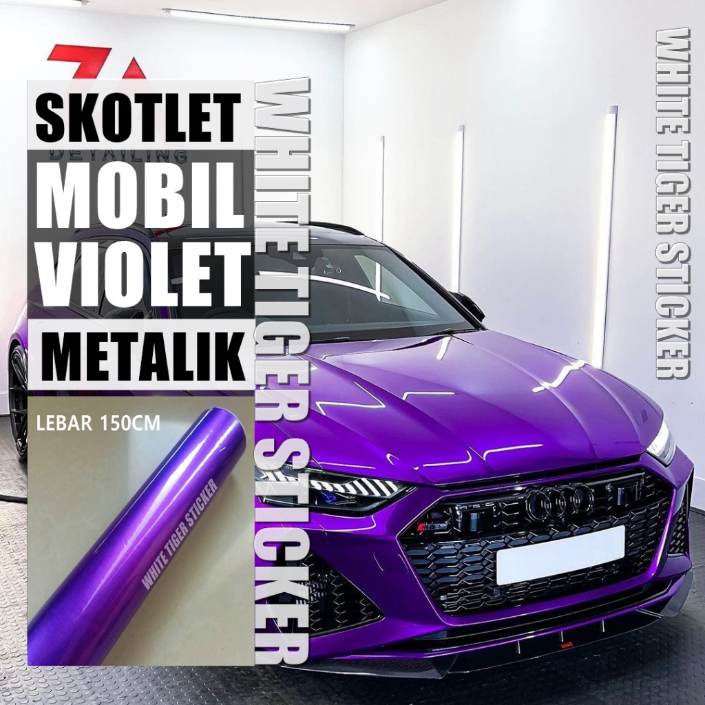 SKOTLET STIKER MOTOR MOBIL VIOLET CANDY LEBAR 150CM SCOTLITE MOBIL VIOLET CANDY STIKER VIOLET CANDY