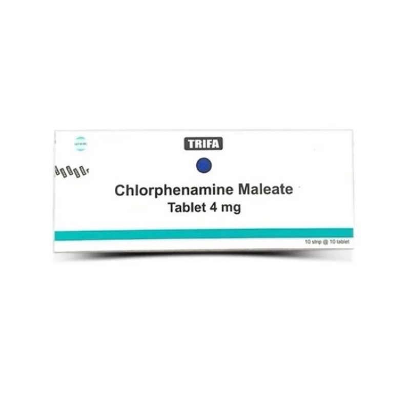 TRIFA CHLORPHENAMINE MALEATE ( CTM 4 MG TRIFA ) - BOX