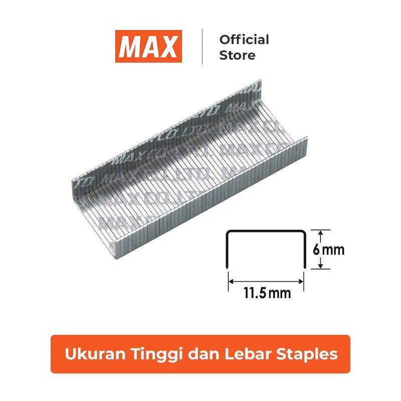 

Isi Steples Great Wall No 369 dan MAX No 3-1M TIPE 24/6-ORIGINAL
