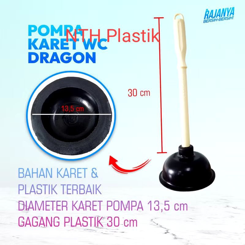 pompa wc SEDOT WC karet pompa wc