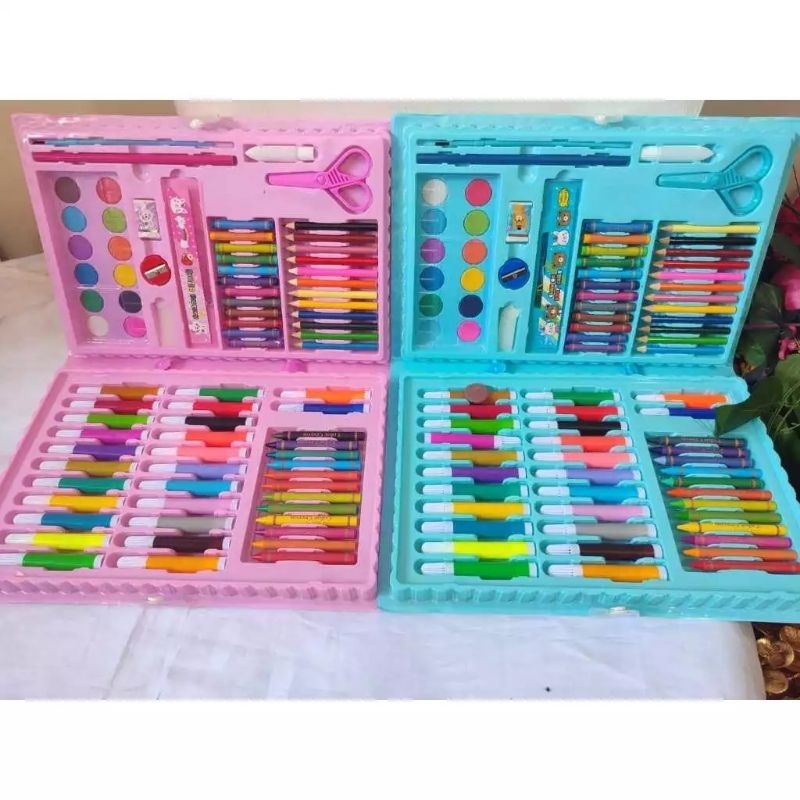 

Crayon set anak / alat mewarnai anak isi 86pcs