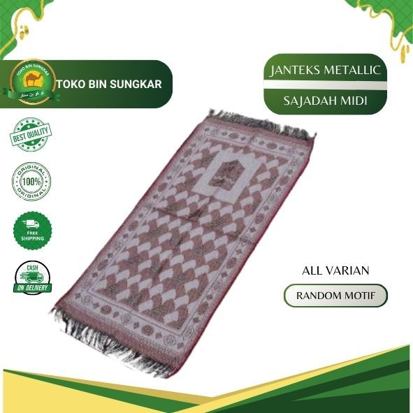 Sajadah Dewasa Sajadah Dewasa Midi Sajadah Janteks Metallic Midi