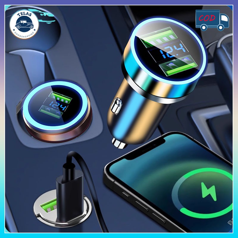 Charger motor universal dual USB quick charge untuk Beat Deluxe Nmax Fazzio Aerox dan lainnya