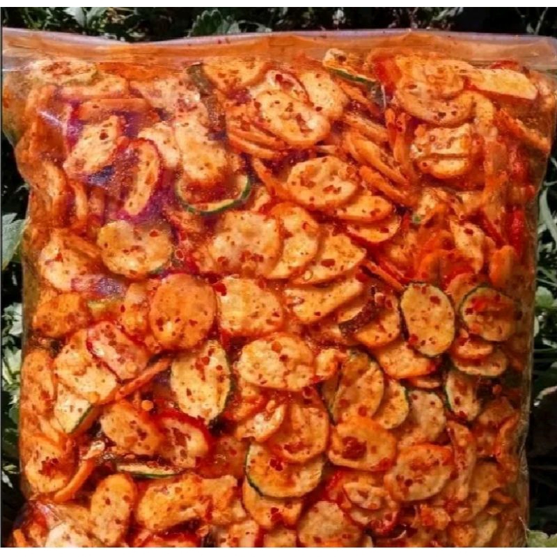 

SEBLAK KERUPUK BAWANG/KERUPUK KEMPLANG PEDAS DAUN JERUK 1kg