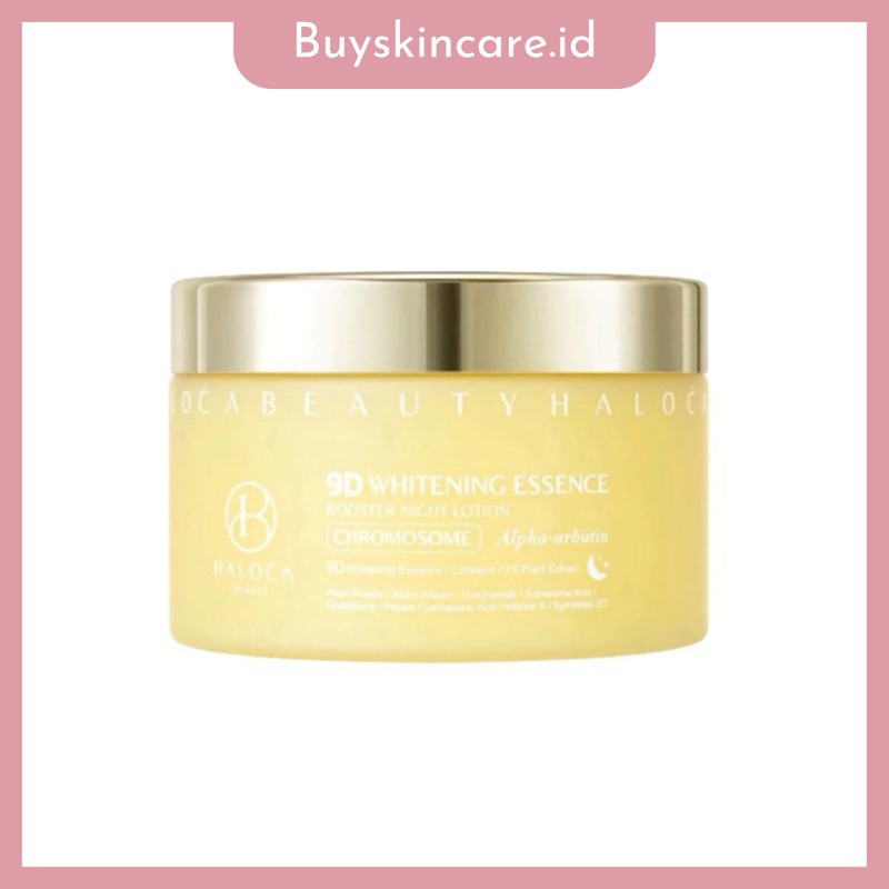 HALOCA BEAUTY HB CHROMOSOME 9D Whitening Essence Booster Night NIGHT LOTION CHROMOSOME