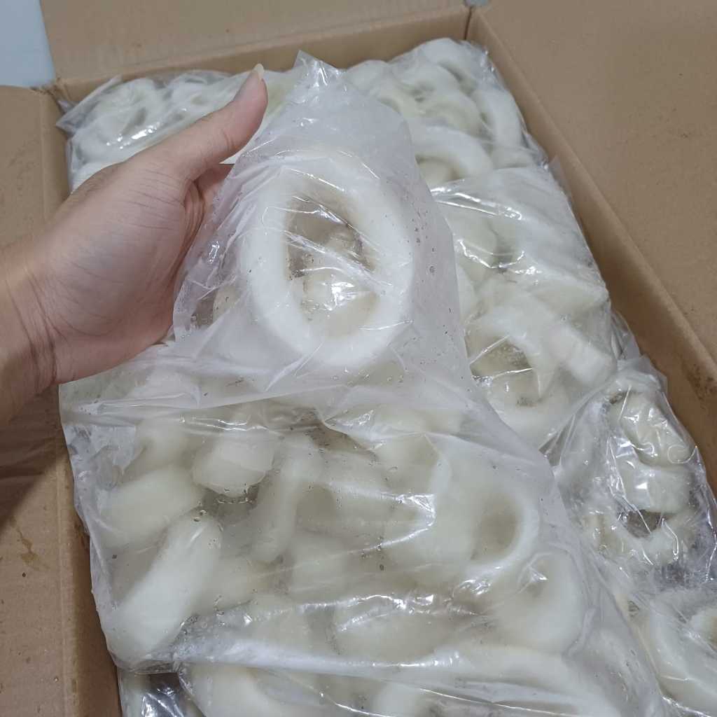 

Cumi Ring 1kg Premium Import / Cumi Calamary 1kg Frozen