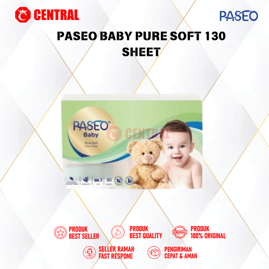 PASEO BABY PURE SOFT 130sheet