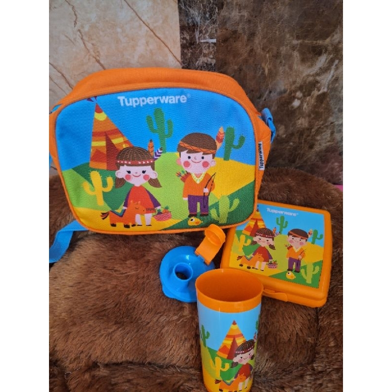 PAKET TEMPAT BEKAL ANAK TEMPAT BEKAL TUPPERWARE