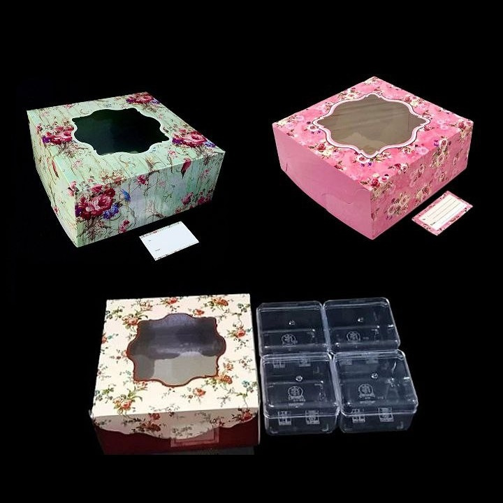 

(5 pcs) Box Cake 22x22x9cm Kardus Hampers Toples Kuker Dus Kue Hampers