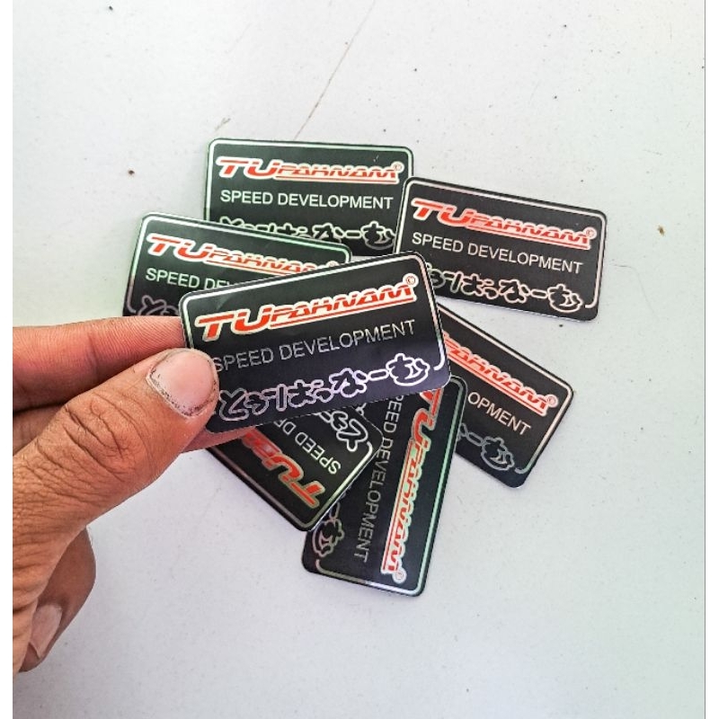 Sticker bottom shock tupaknam