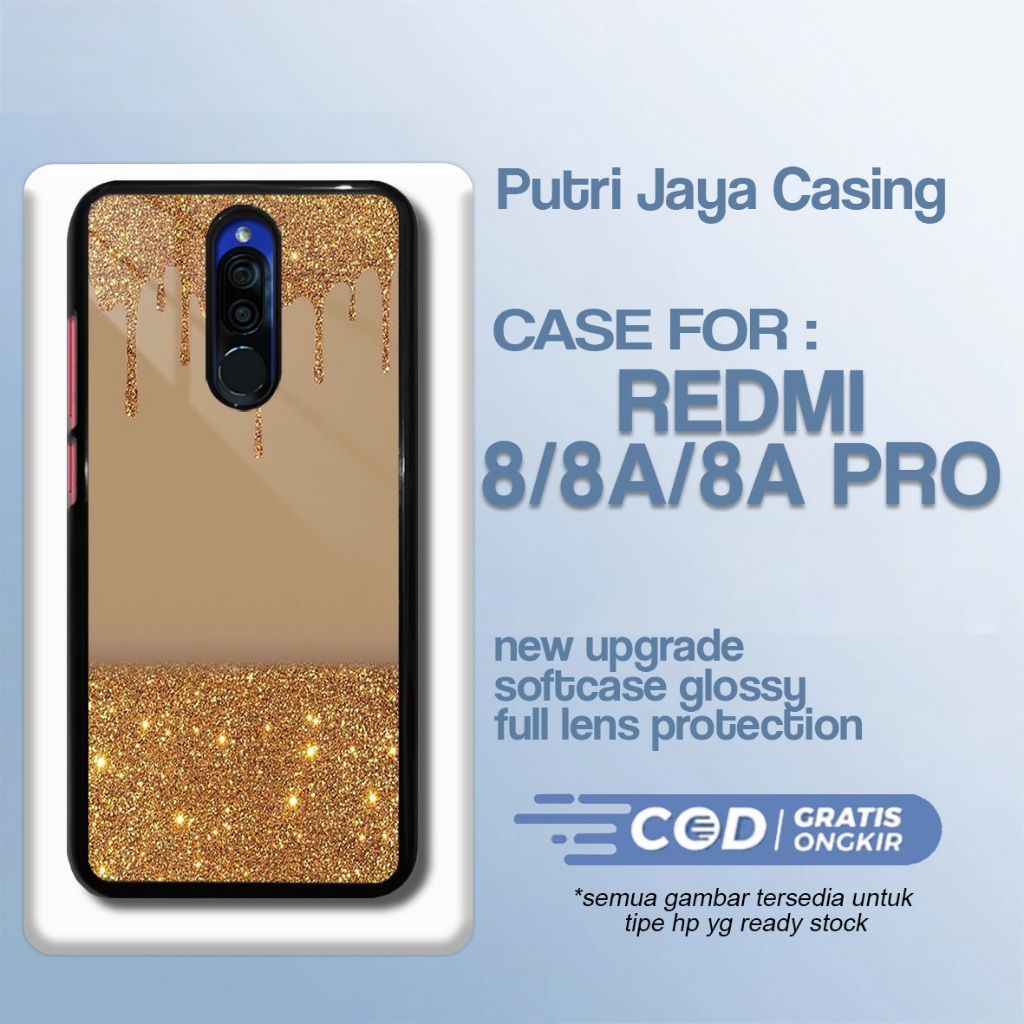 Case Xiaomi Redmi 8A Terbaru Gliter Hardcase Softcase Glossy Casing 8 8A Pro Termurah Terlaris