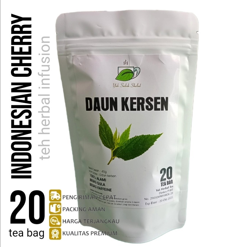 

TEH KERSEN / INDONESIAN CHERRY LEAF TEA (20 tea bag)