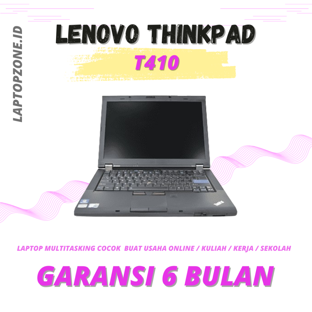 Laptop Murah Lenovo Thinkpad T410 Core i5 Gen-1 Ram 8GB SSD 256GB MURAH MULUS BERGARANSI
