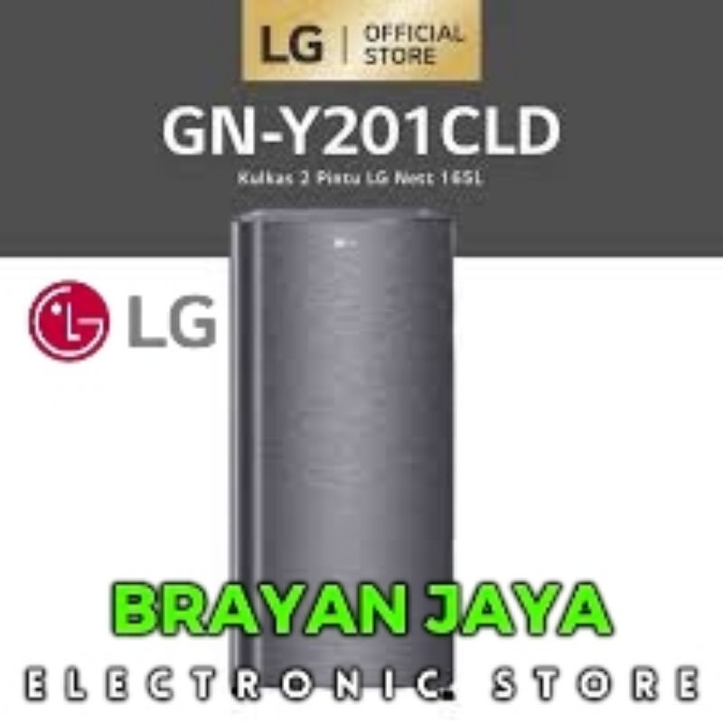 KULKAS 1 PINTU LG GN-Y201CLD SMART INVERTER GARANSI 10 TAHUN