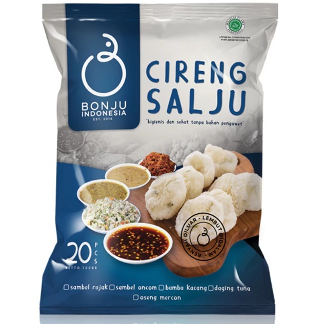 

BONJU CIRENG SALJU BUMBU RUJAK 500GRAM ISI 20PCS - DISASS JOGJA