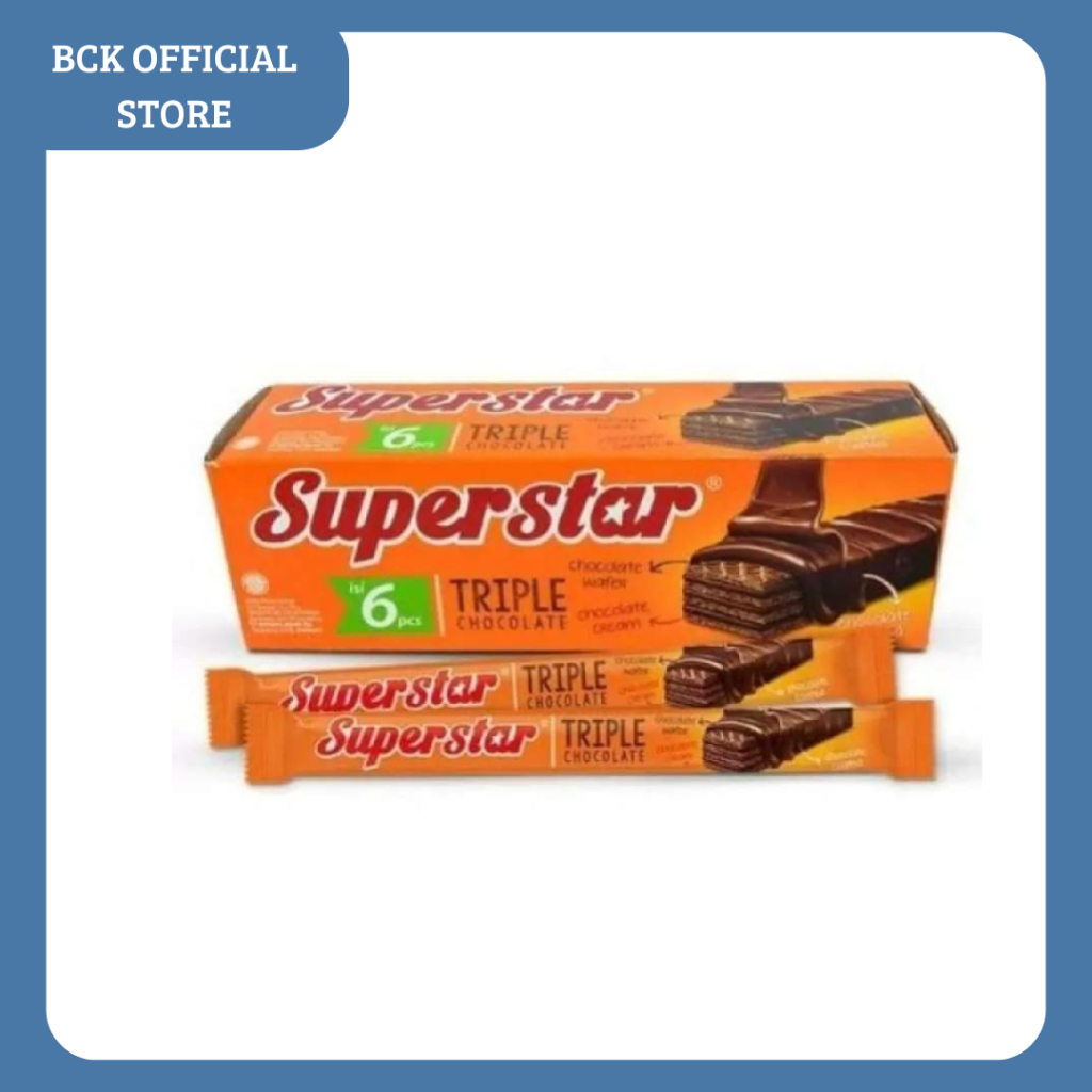 

Superstar Wafer Coklat 6*16gr (box)