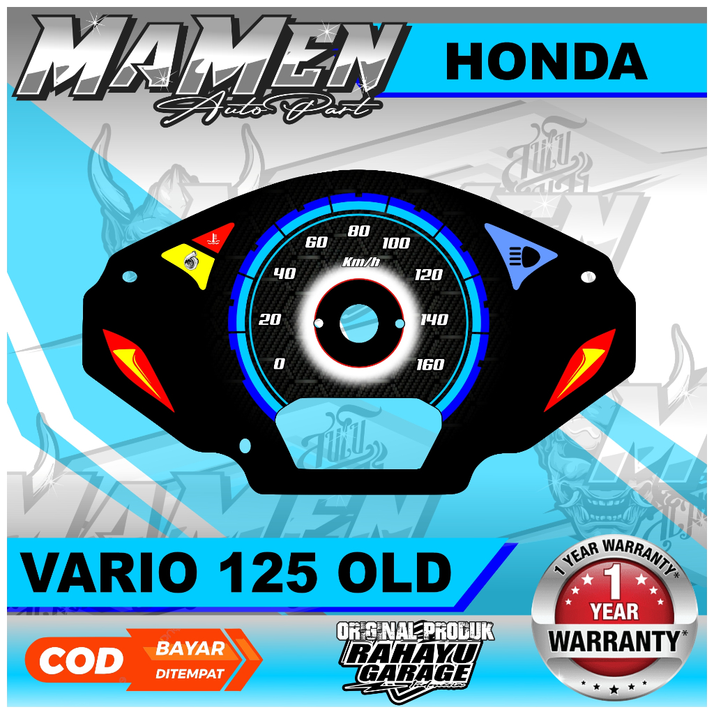 PAPAN SPEEDOMETER CUSTOM VARIO 125 OLD