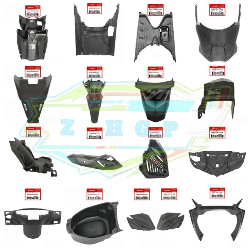 Cover Full Body Kasar Vario 125/150 led old 2015 - 2017 original