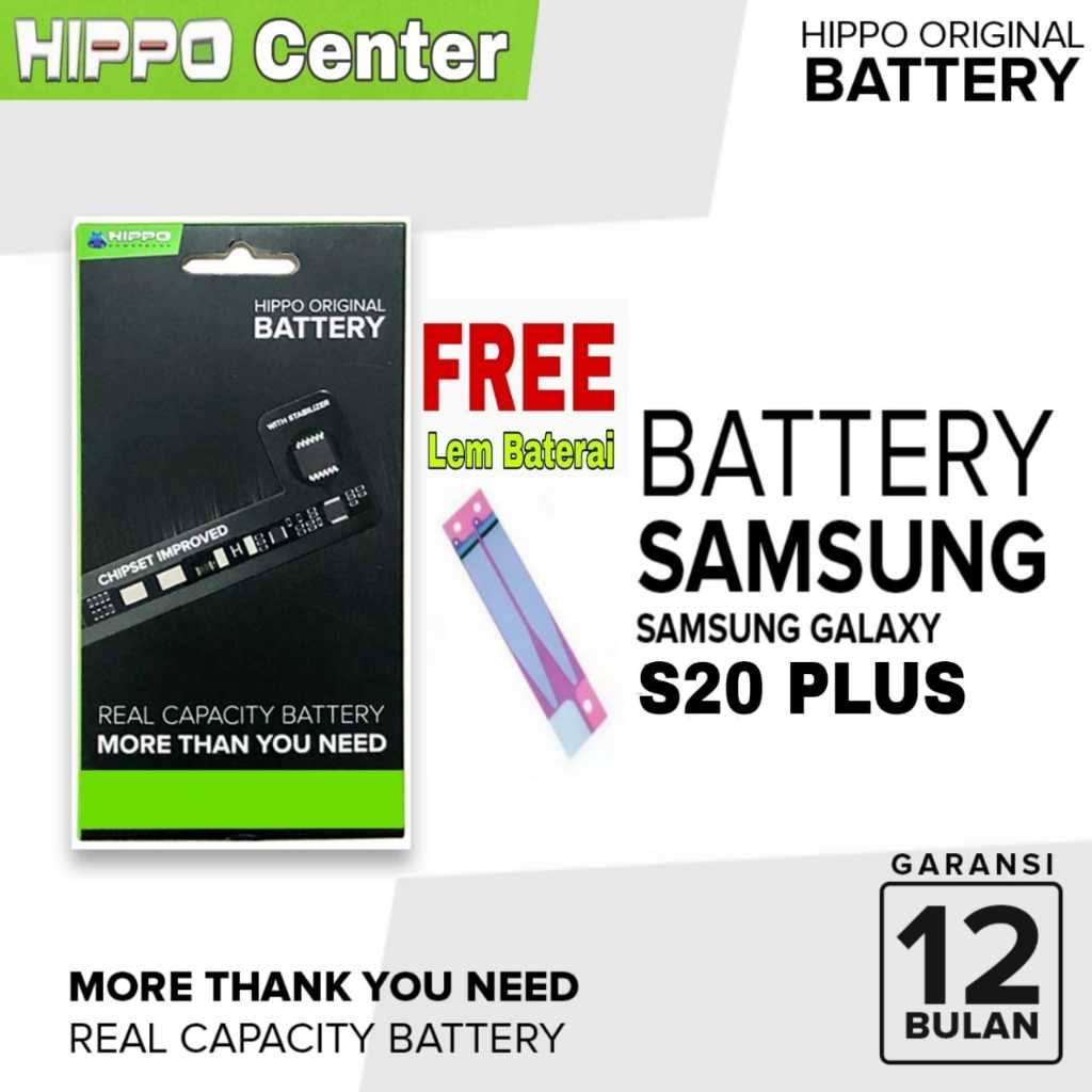 Baterai Hippo SAMSUNG GALAXY S20 Plus Battery Samsung S20 Plus S20+ / G986