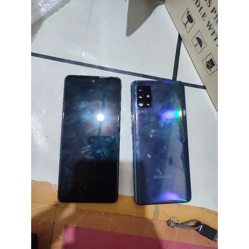 lcd samsung a51 ori copotan