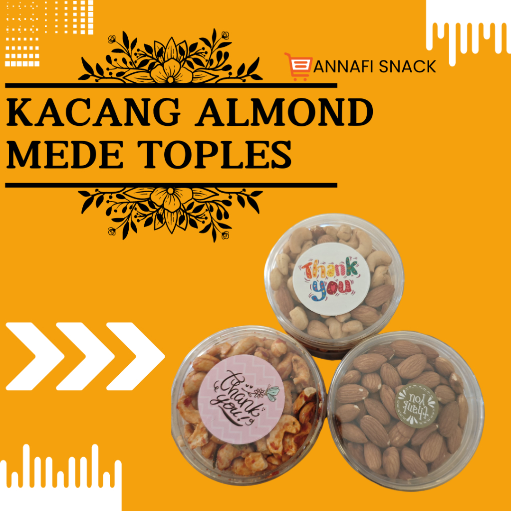 

KACANG ALMOND MEDE TOPLES 250 GRAM