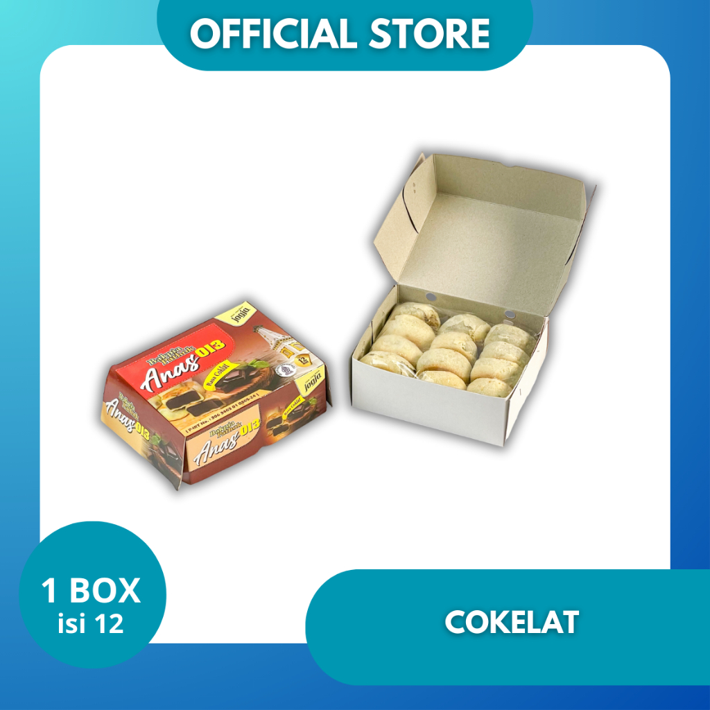 

[1 BOX] BAKPIA PATHOK ANAS JOGJA COKELAT ISI 12