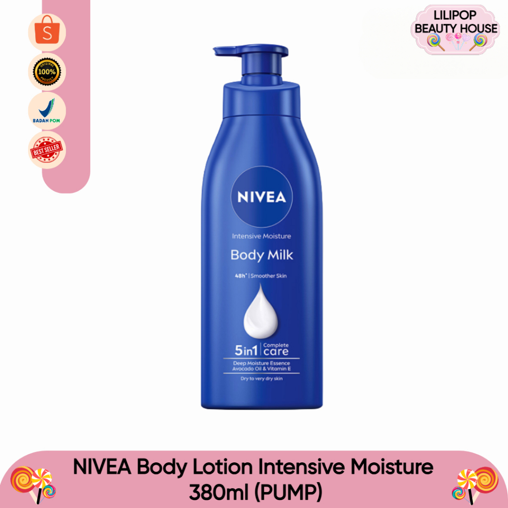 NIVEA Body Lotion Intensive Moisture 380ml (PUMP)