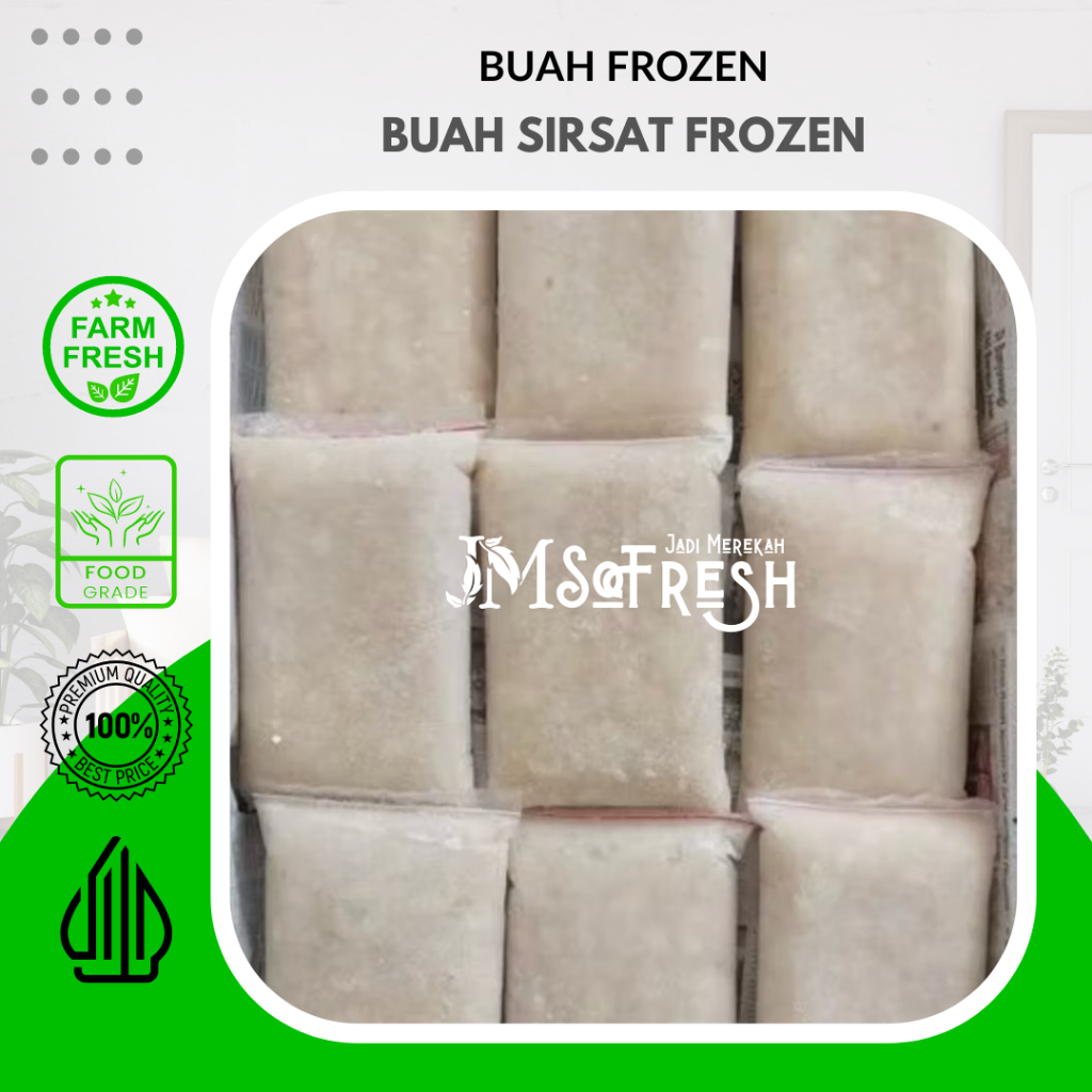 

[JM_SoFresh] Buah Sirsat Frozen 750 Gram (Kemasan 150gr x5 Pack)