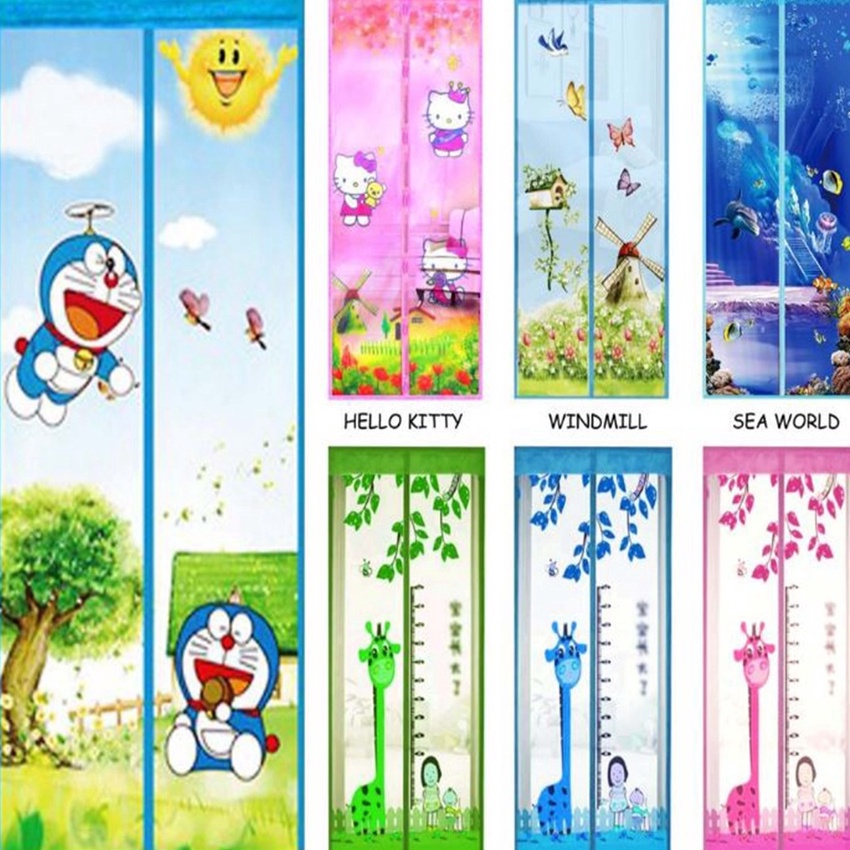 murah Tirai Magnet Pintu Kamar Tirai Magnet Anti Nyamuk Import U55  U54