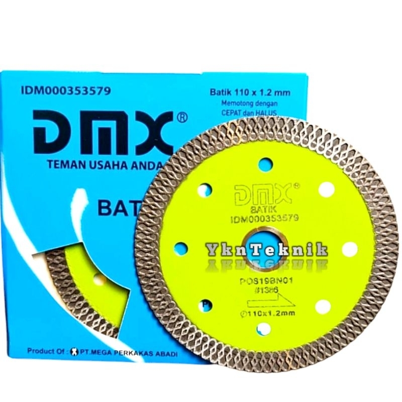 Mata Gerinda Potong 4 Inch DMX Potong Granit Diamond Turbo Batik Pisau Pemotong Keramik Granit