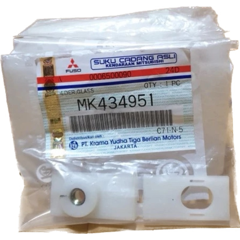 GLASS HOLDER  PANGKON DUDUKAN REL KACA PINTU MITSUBISHI CANTER ORIGINAL MK434951