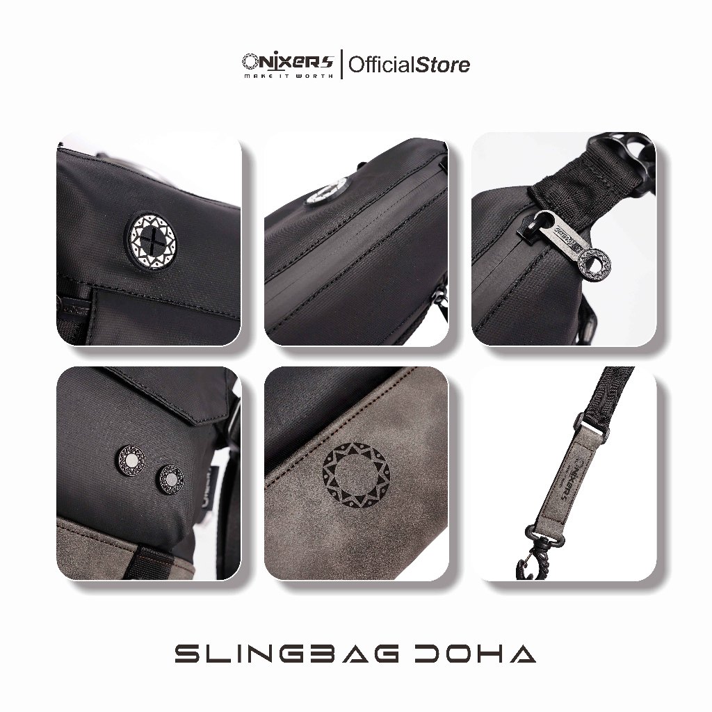 Terbaru Onixers Doha Slingbag Tas Selempang Pria Waterproof