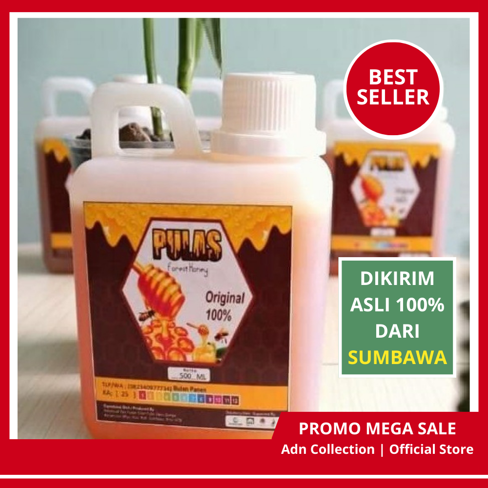 

TERPERCAYA Madu Hutan Sumbawa ASLI 100% Madu Murni Tanpa Campuran 500 ml Madu Pulas Honey Sumbawa
