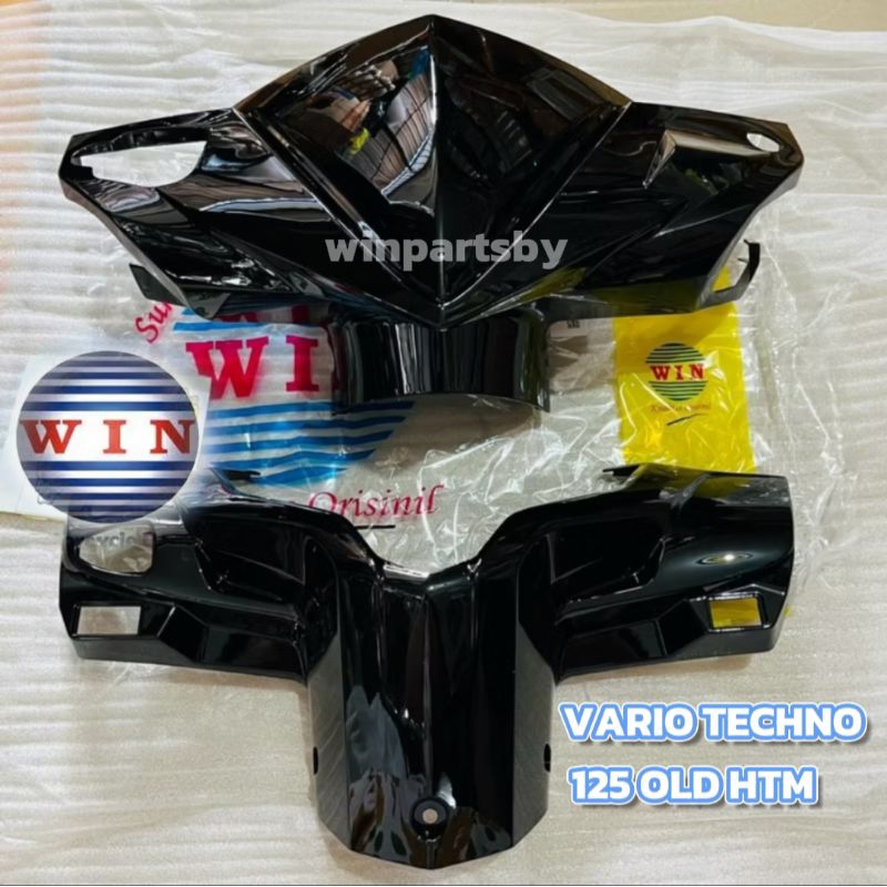 BATOK DEPAN BELAKANG VARIO TEKNO 125 OLD KZR HITAM MERK WIN ORIGINAL