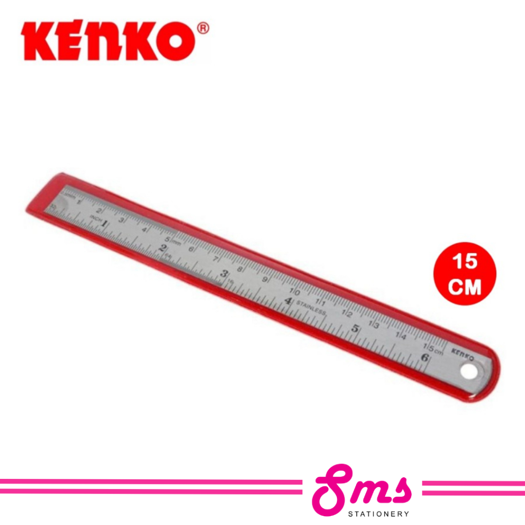 

Kenko Penggaris Besi / Stainless Steel Ruler 15 cm