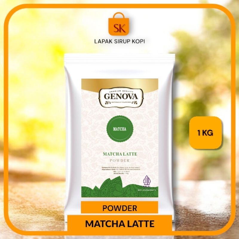 

Genova - matcha latte powder 1kg - bubuk minuman rasa matcha