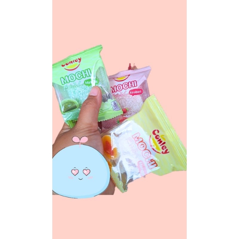

Mochi Conley Viral rasa vanilla cokelat strawberry kacang mangga